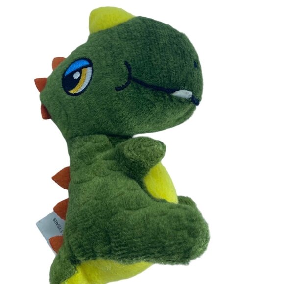 Green Baby Dinosaur T-Rex Tyrannosaurus Rex Plush Stuffed Animal Tom's Toy - Picture 1 of 8